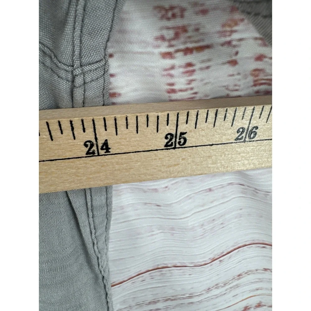 The North Face Shirt‎ Mens XL Grey Colorblock Short Sleeve Button Down Pocket